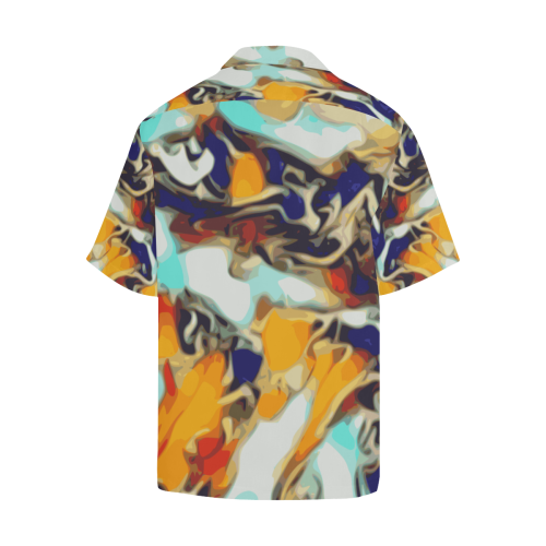 Color Boy - rainbow multicolor abstract swirls diy personalize Hawaiian Shirt (Model T58)