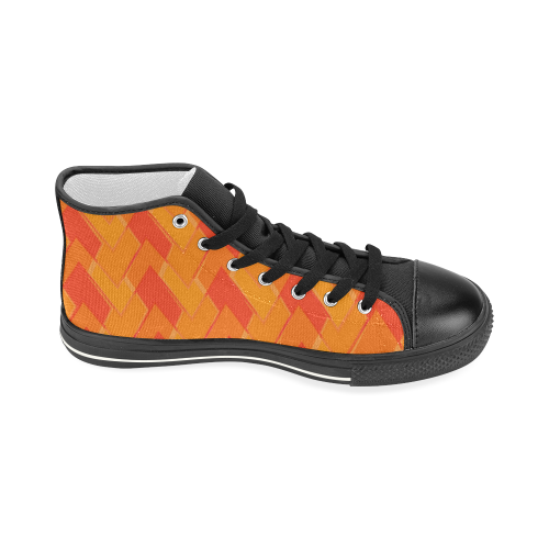 velma-inspired Women's Classic High Top Canvas Shoes (Model 017)