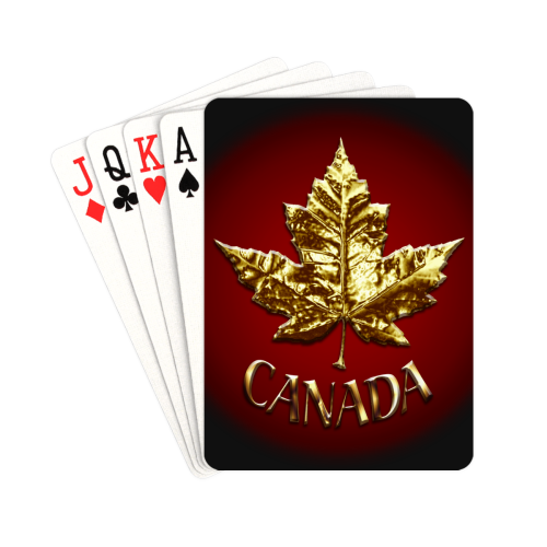 Canada Gold Medal Playing Cards 2.5"x3.5"
