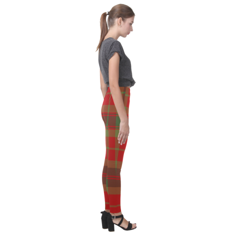 78TH. FRASER HIGHLANDERS TARTAN Cassandra Women's Leggings (Model L01)