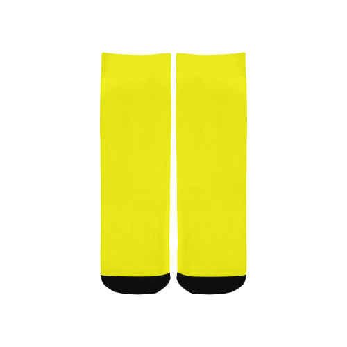 color yellow Kids' Custom Socks