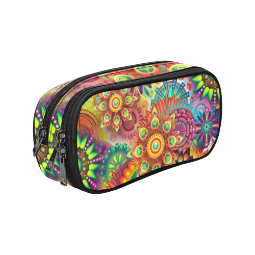 Colorful Abstract Pencil Pouch/Large (Model 1680)
