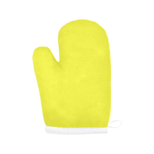 color maximum yellow Oven Mitt (Two Pieces)