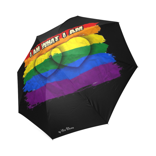 I Am by Nico Bielow Foldable Umbrella (Model U01)