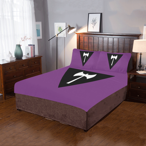 Proud Lesbian Flag 3-Piece Bedding Set