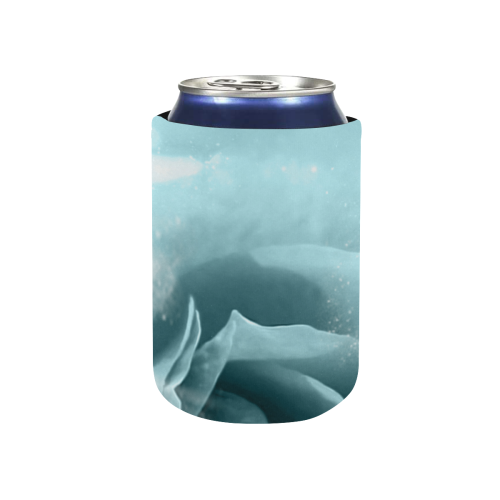The blue rose Neoprene Can Cooler 4" x 2.7" dia.