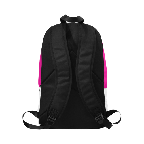 ChickBiker Hot Pink Fabric Backpack for Adult (Model 1659)