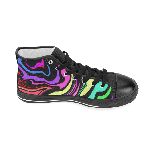 the_80s_r_back Women's Classic High Top Canvas Shoes (Model 017)