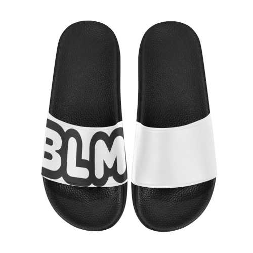 BLM SLIDES Men's Slide Sandals/Large Size (Model 057)