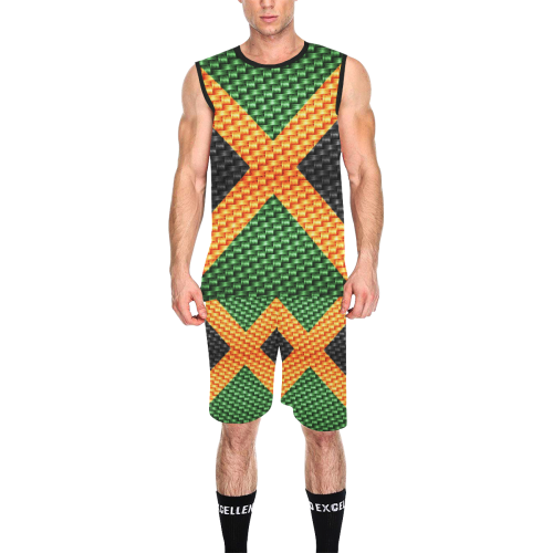 JAMAICA All Over Print Basketball Uniform