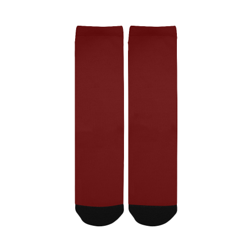 color blood red Women's Custom Socks
