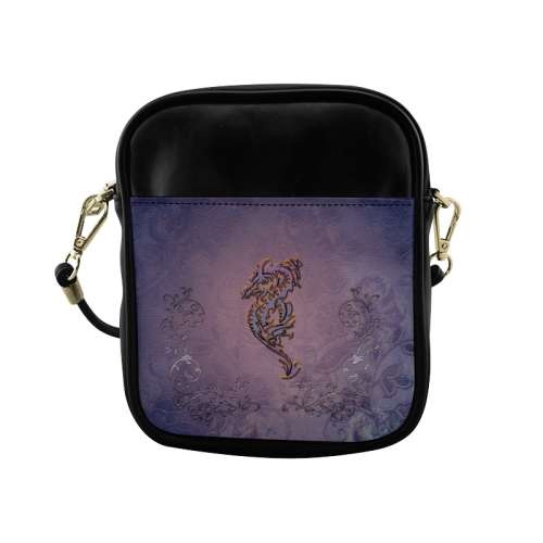 Awesome chinese dragon Sling Bag (Model 1627)