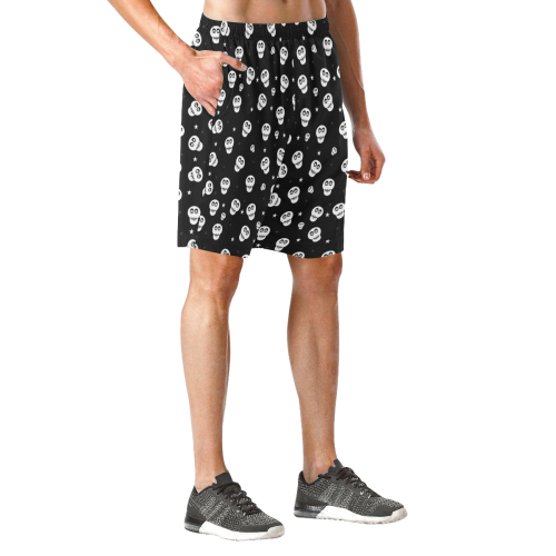 Star Skulls Men's All Over Print Elastic Beach Shorts (Model L20)