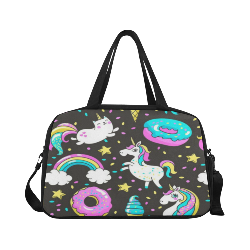 unicorn doughnuts Fitness Handbag (Model 1671)
