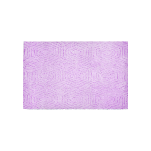 Ayumi Purple Cotton Candy Shag Area Rug 5'x3'3''