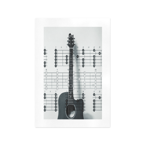 Guitar Chords Art Print 13‘’x19‘’