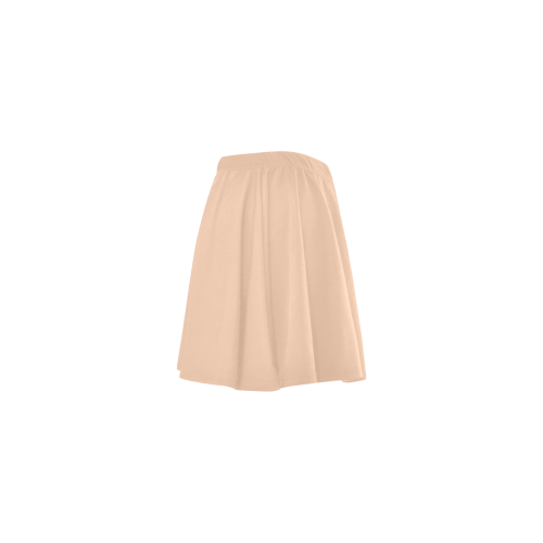 color apricot Mini Skating Skirt (Model D36)