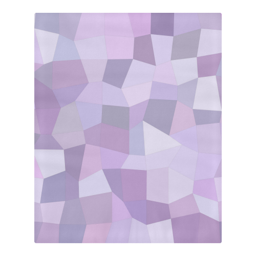 Pastel Purple Mosaic 3-Piece Bedding Set