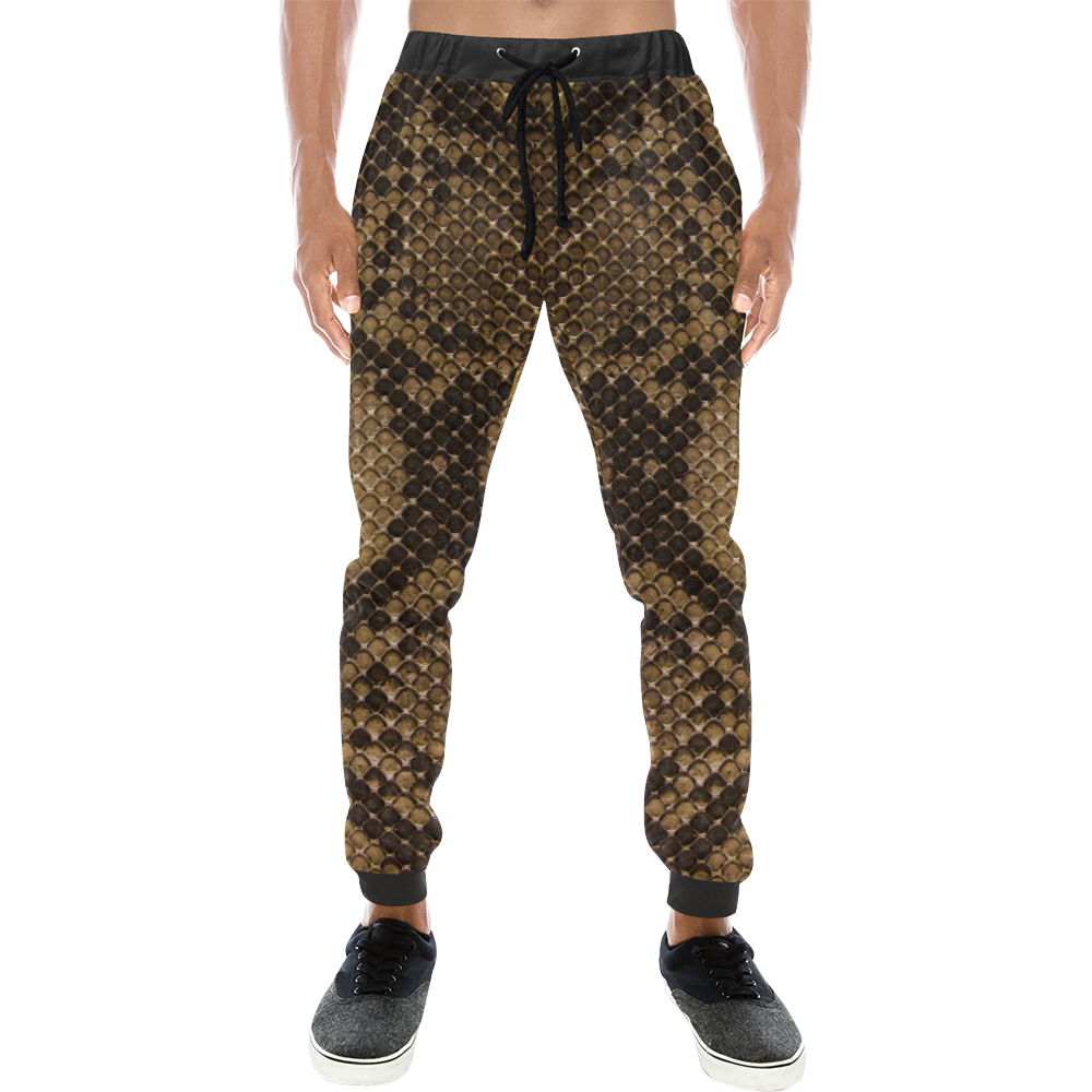 snakeskin sweatpants