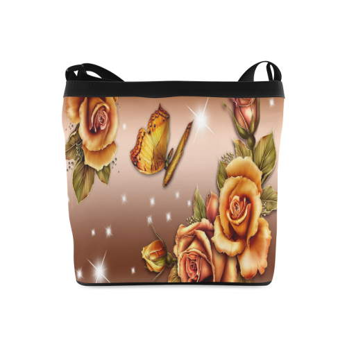 rose-and-butterfly Crossbody Bags (Model 1613)