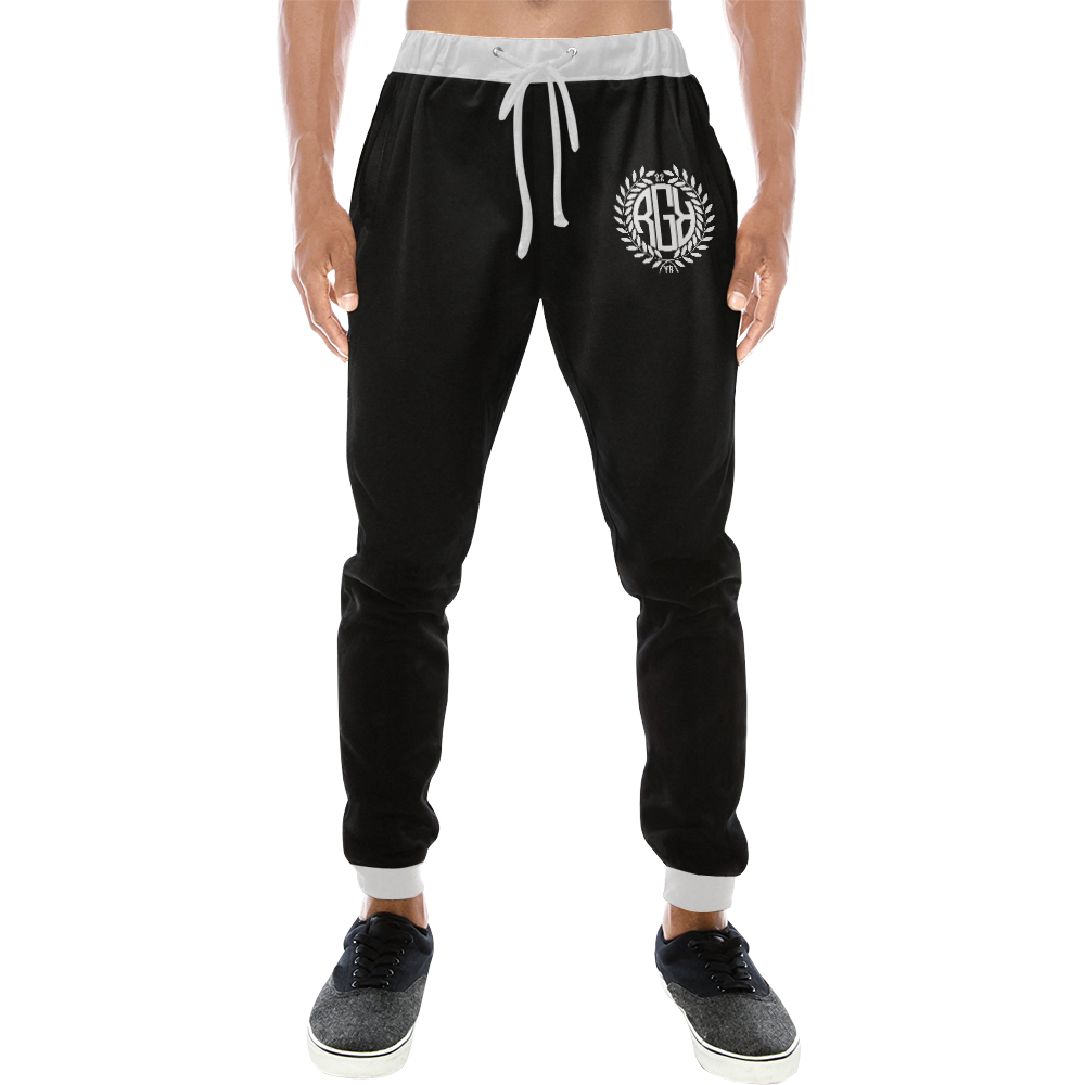 all black joggers