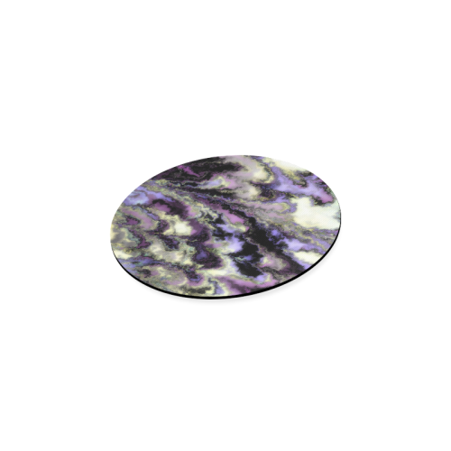 Purple marble Round Coaster