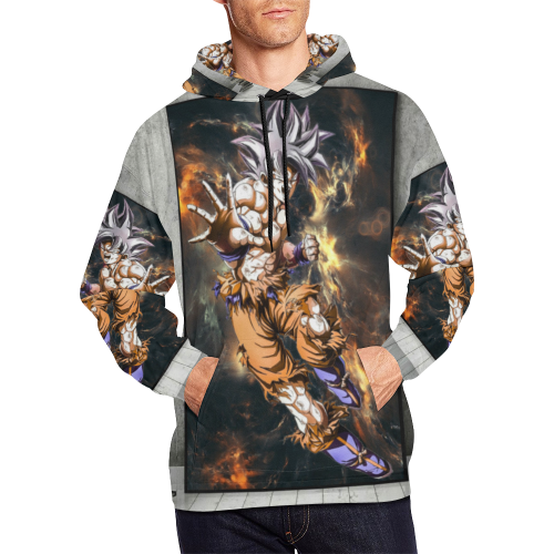 man All Over Print Hoodie for Men/Large Size (USA Size) (Model H13)