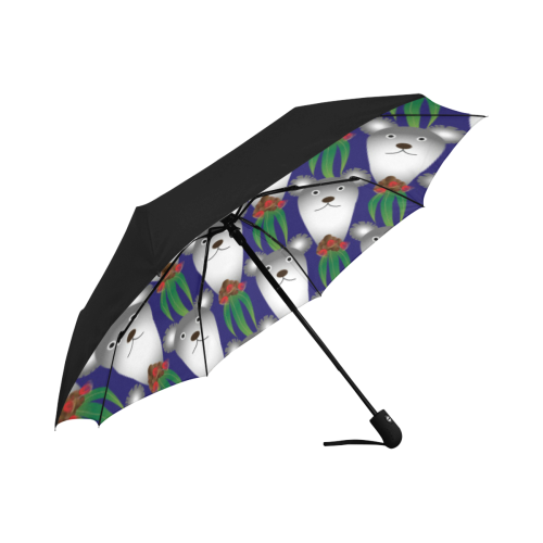 Koala and Gum Leaves Anti-UV Auto-Foldable Umbrella (Underside Printing) (U06)