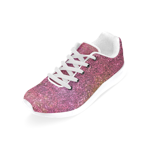 Pinks love Shoes glitters Women's Running Shoes/Large Size (Model 020)