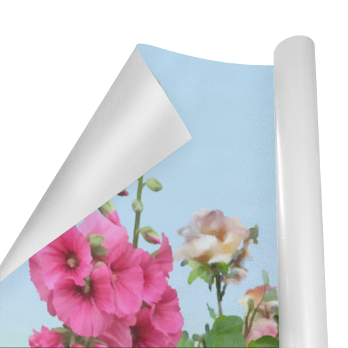 Flower Summer Garden, Floral Composition Gift Wrapping Paper 58"x 23" (1 Roll)