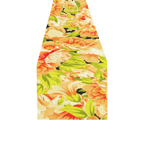 Colorful Flower Pattern Table Runner 14x72 inch