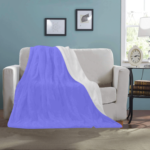 Periwinkle Perkiness Solid Colored Ultra-Soft Micro Fleece Blanket 40"x50"