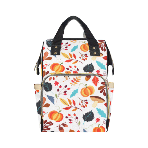 Autumn Mix Multi-Function Diaper Backpack/Diaper Bag (Model 1688)