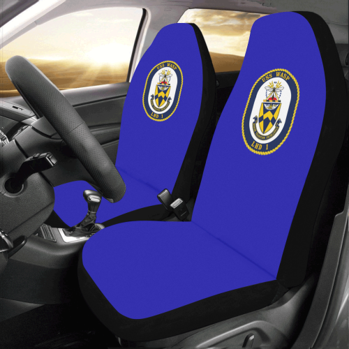 USS Wasp (LHD-1) Car Seat Covers (Set of 2)