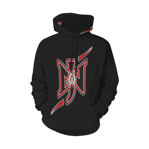 North Jackson High School - 3XL to 4XL All Over Print Hoodie for Men/Large Size (USA Size) (Model H13)