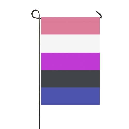 Gender Fluid Flag Garden Flag 12‘’x18‘’（Without Flagpole）
