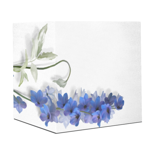 Blue - Violet Consolida original floral watercolor Gift Wrapping Paper 58"x 23" (5 Rolls)