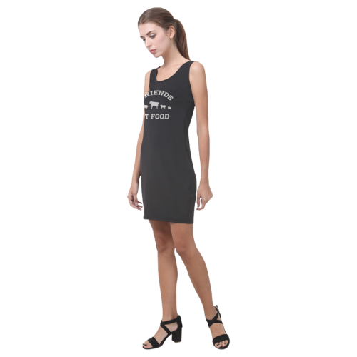 Friends Not Food (Go Vegan) Medea Vest Dress (Model D06)