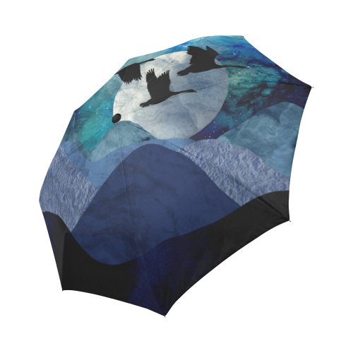 Night In The Mountains Auto-Foldable Umbrella (Model U04)
