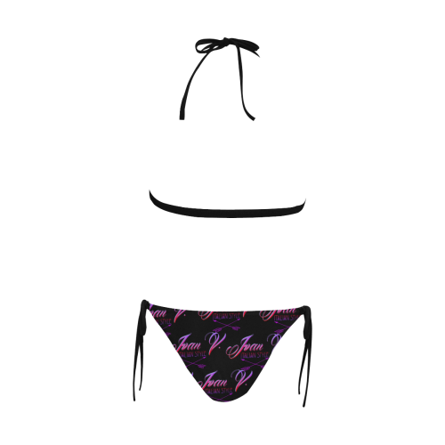 Ivan Venerucci Italian Style brand Buckle Front Halter Bikini Swimsuit (Model S08)