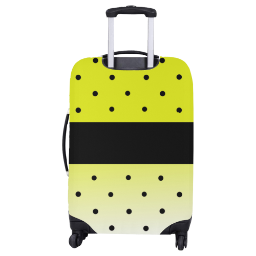 polka yellow Luggage Cover/Large 26"-28"