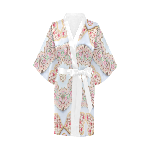 Love and Romance Heart Shaped Sugar Cookies Kimono Robe