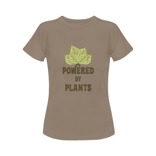 Powered by Plants (vegan) Women's Classic T-Shirt (Model T17）