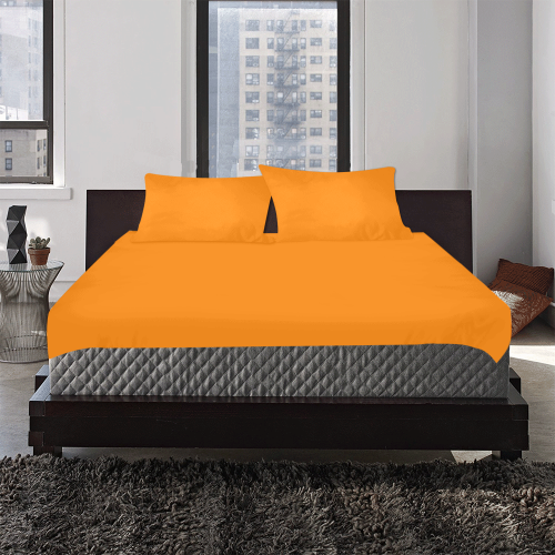color UT orange 3-Piece Bedding Set