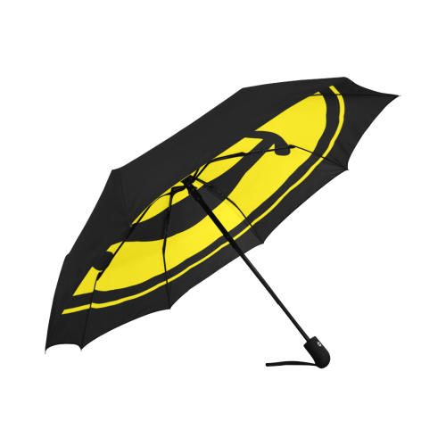 Funny yellow SMILEY for happy people Anti-UV Auto-Foldable Umbrella (Underside Printing) (U06)