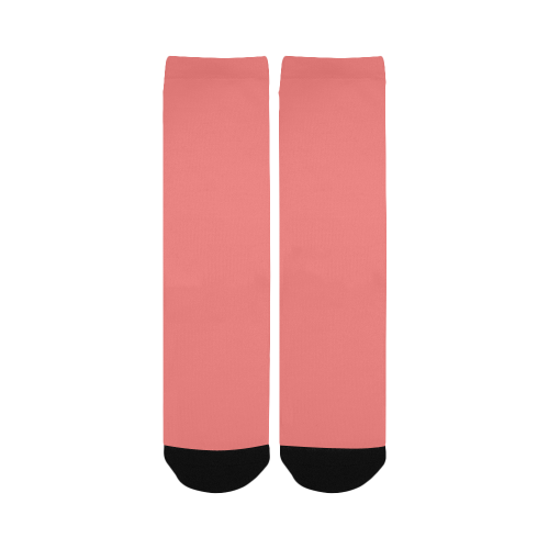 color light red Women's Custom Socks