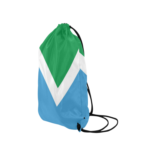 Vegan Flag Small Drawstring Bag Model 1604 (Twin Sides) 11"(W) * 17.7"(H)