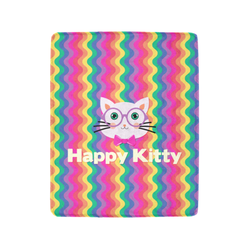 Happy Kitty Ultra-Soft Micro Fleece Blanket 40"x50"