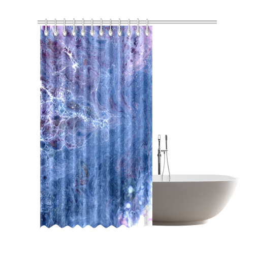 Blue Lace Shower Curtain 72"x84"