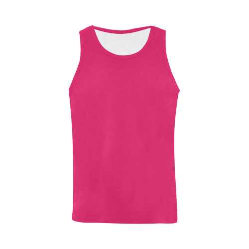 color ruby All Over Print Tank Top for Men (Model T43)